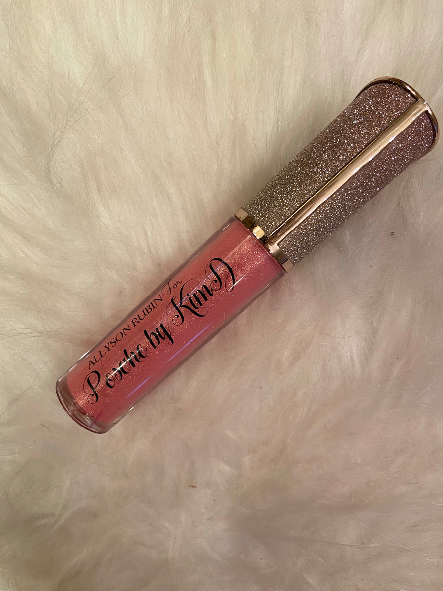 Pink Sparkle Lip Gloss Posche By Kim D