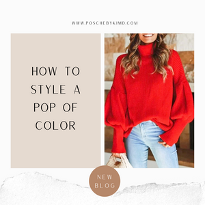 How To Style A Pop Of Color