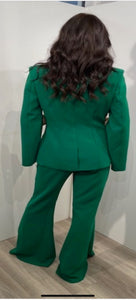 Jovani green pant suit