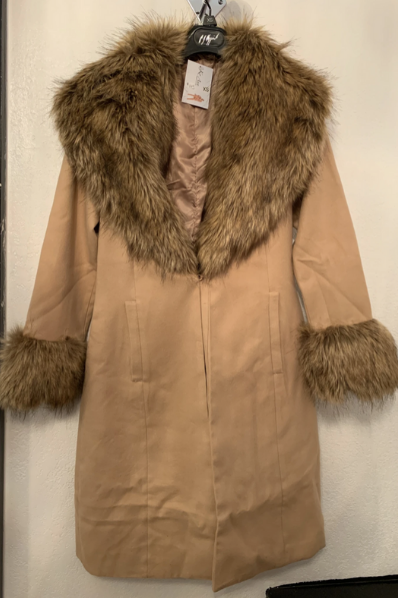 Fur Beige Coat