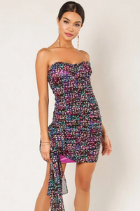 Floral Bandage Dress