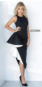 Jovani side peplum dress