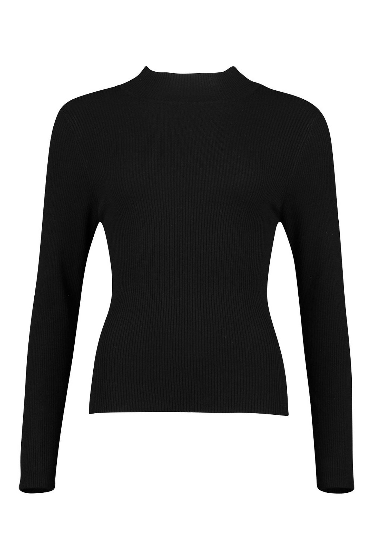 Rib Knit Turtle Neck