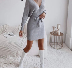 Grey Sweater Dress