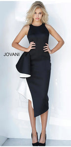 Jovani side peplum dress