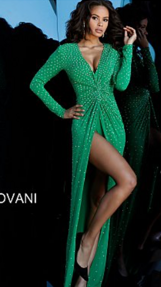 Green Jovani Gown